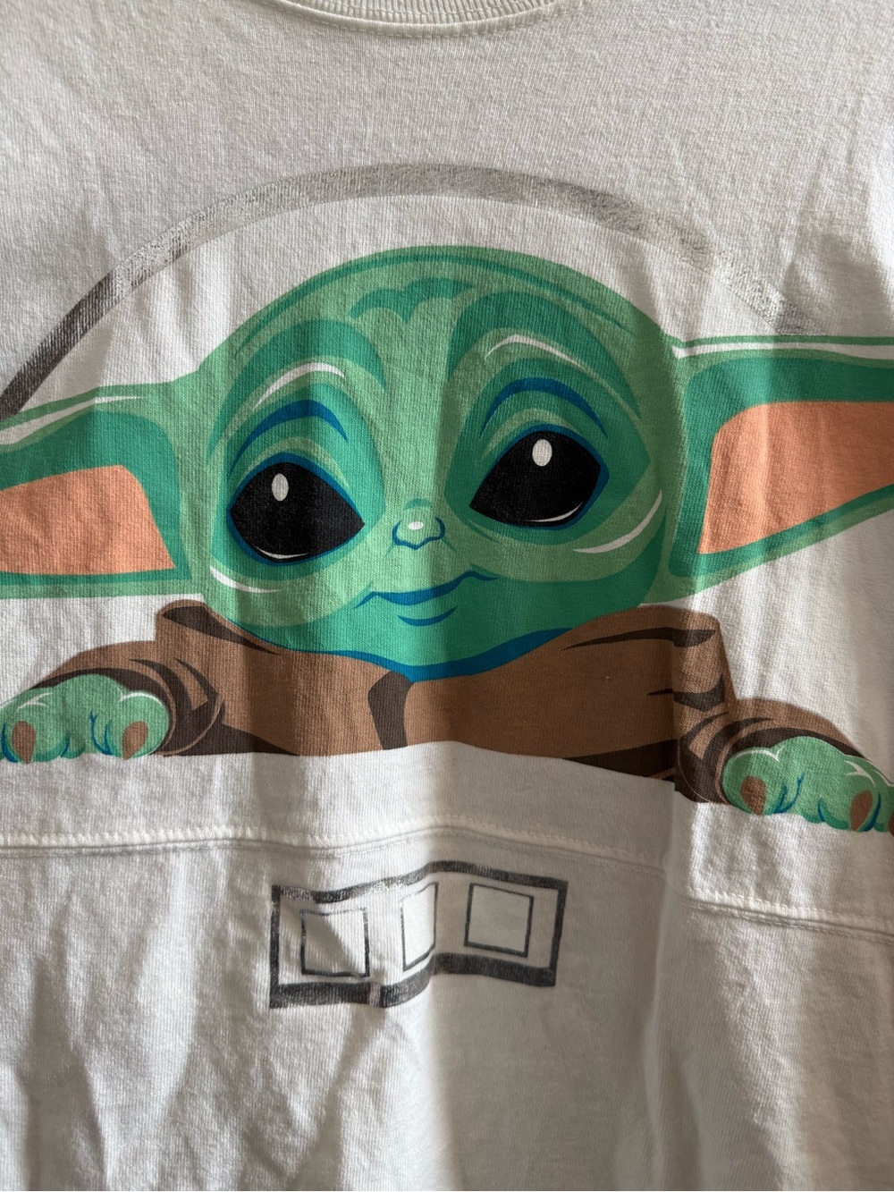 Star Wars White Grogu Peekaboo spirit jersey